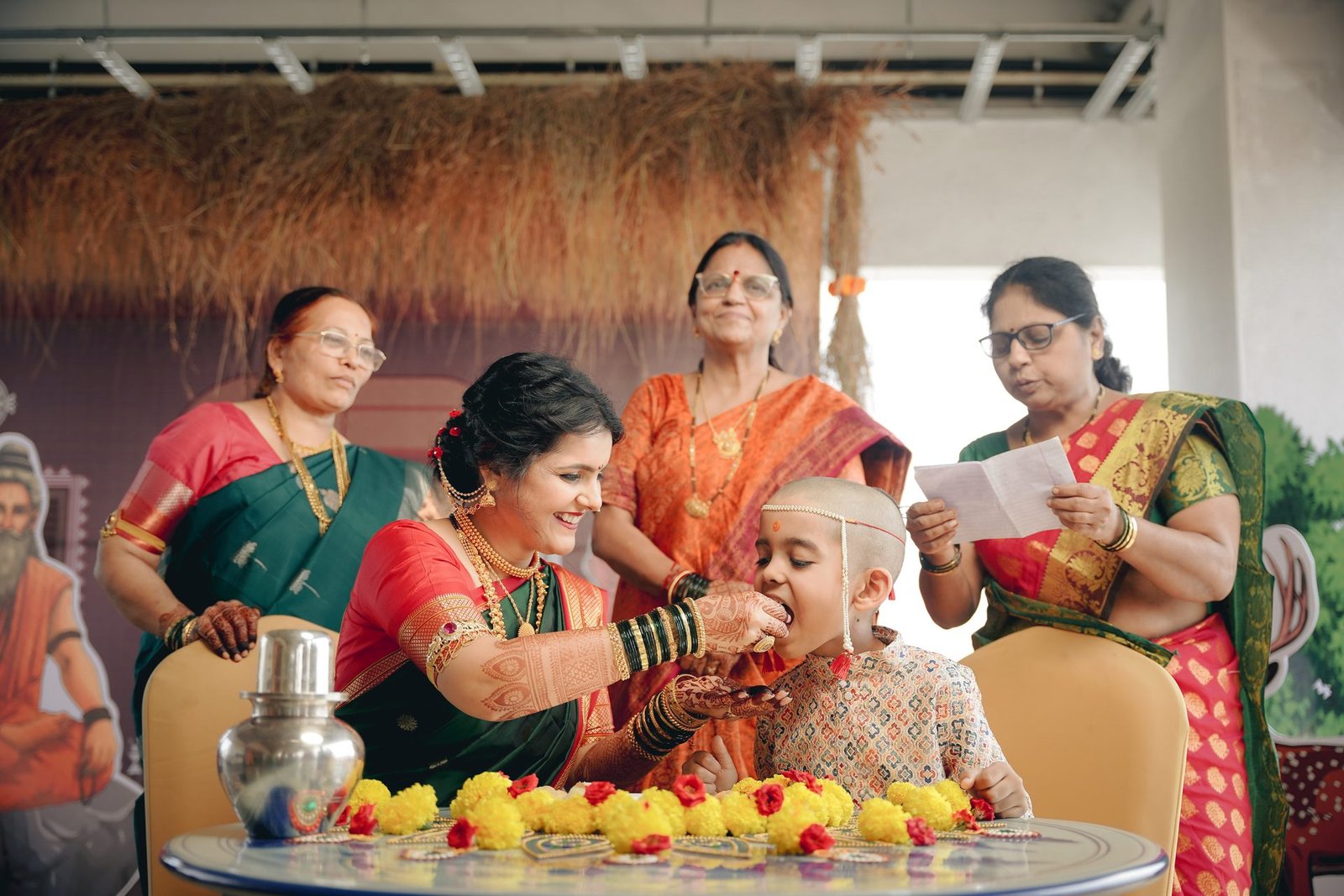 Candid Haldi Ceremony Moments