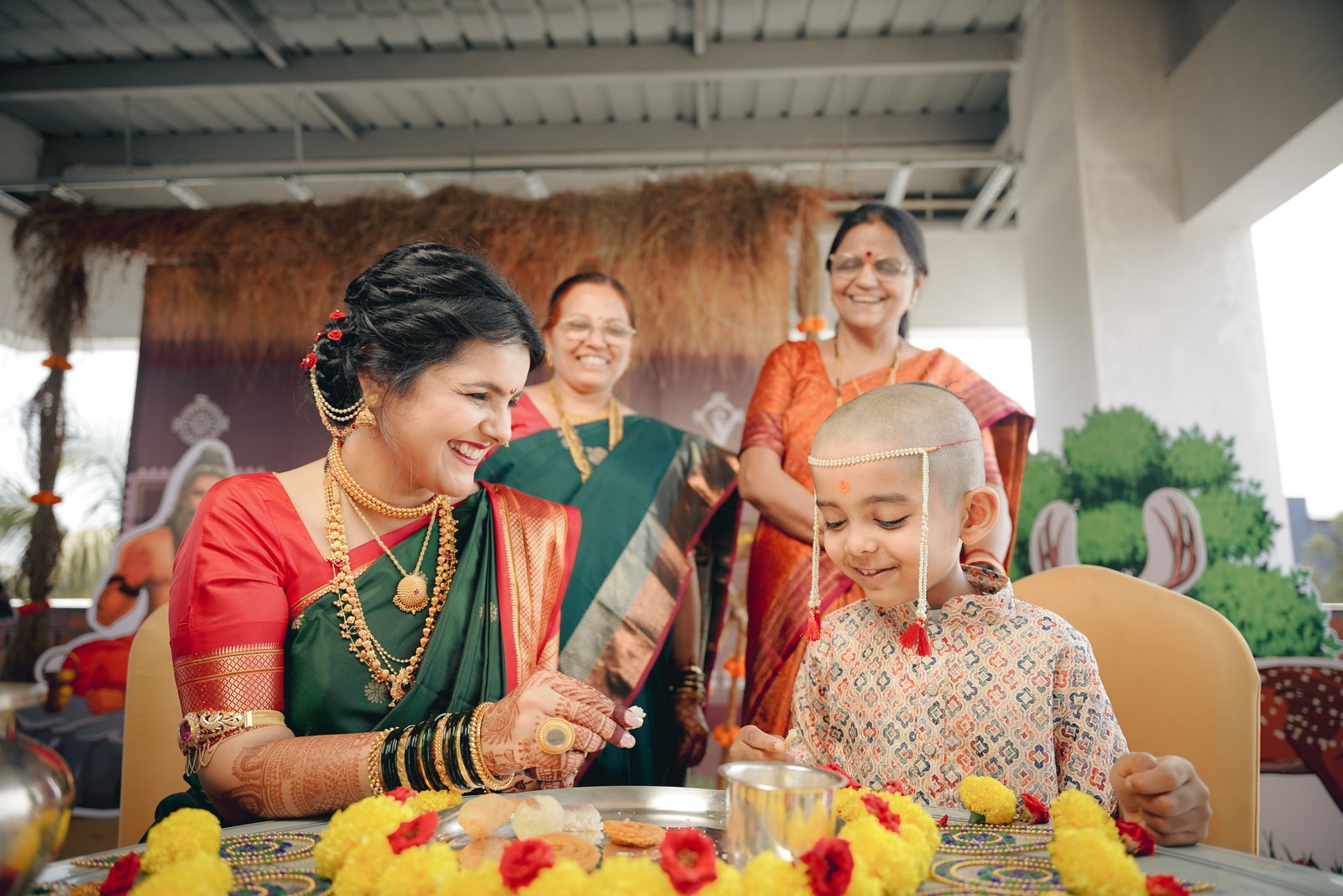 Traditional Haldi Ritual Ceremony